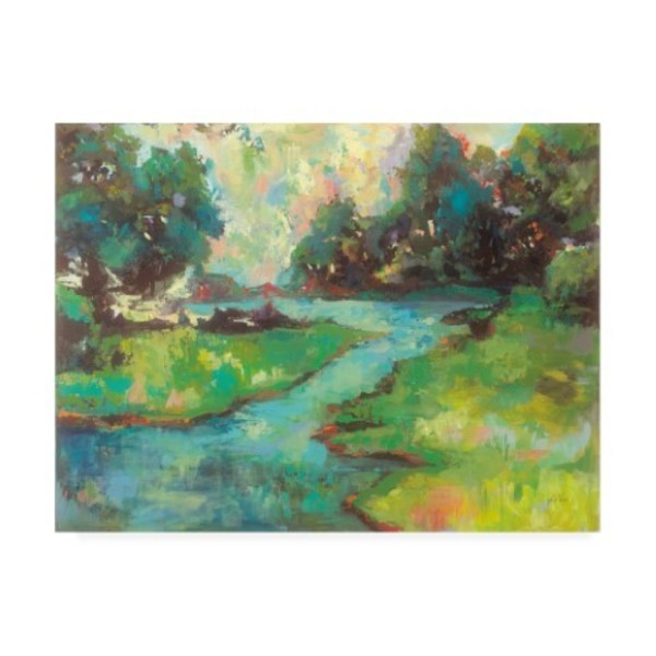 Trademark Fine Art Jeanette Vertentes 'Landscape in the Parks River' Canvas Art, 18x24 WAP11981-C1824GG